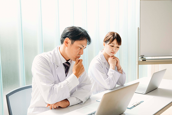 医療DXについて、ITができそうな人材がいない画像イメージ