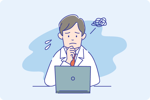 医療DXについて、新しいシステムを使いこなす自信がない画像イメージ